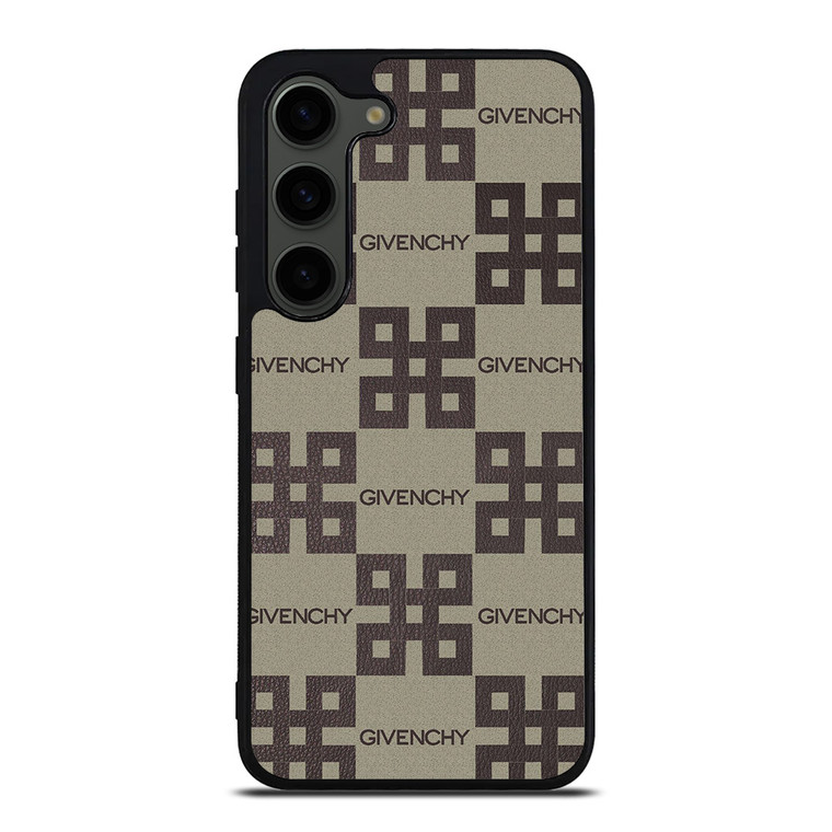GIVENCHY スマホーケース GIVENCHY LOGO COLLAGE LEATHER Samsung Galaxy S23 Plus Case Cover